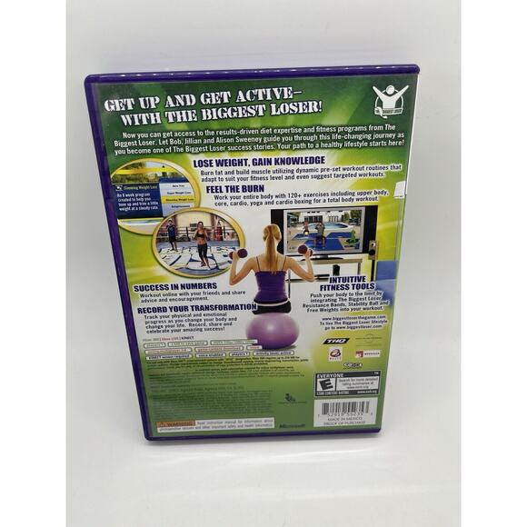 The Biggest Loser Ultimate Workout XBOX 360 Kinect Video Game CIB - TESTED - Picture 2 of 3